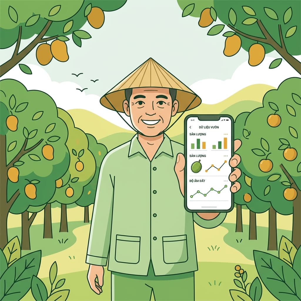 Minh họa Nông dân & Nông sản